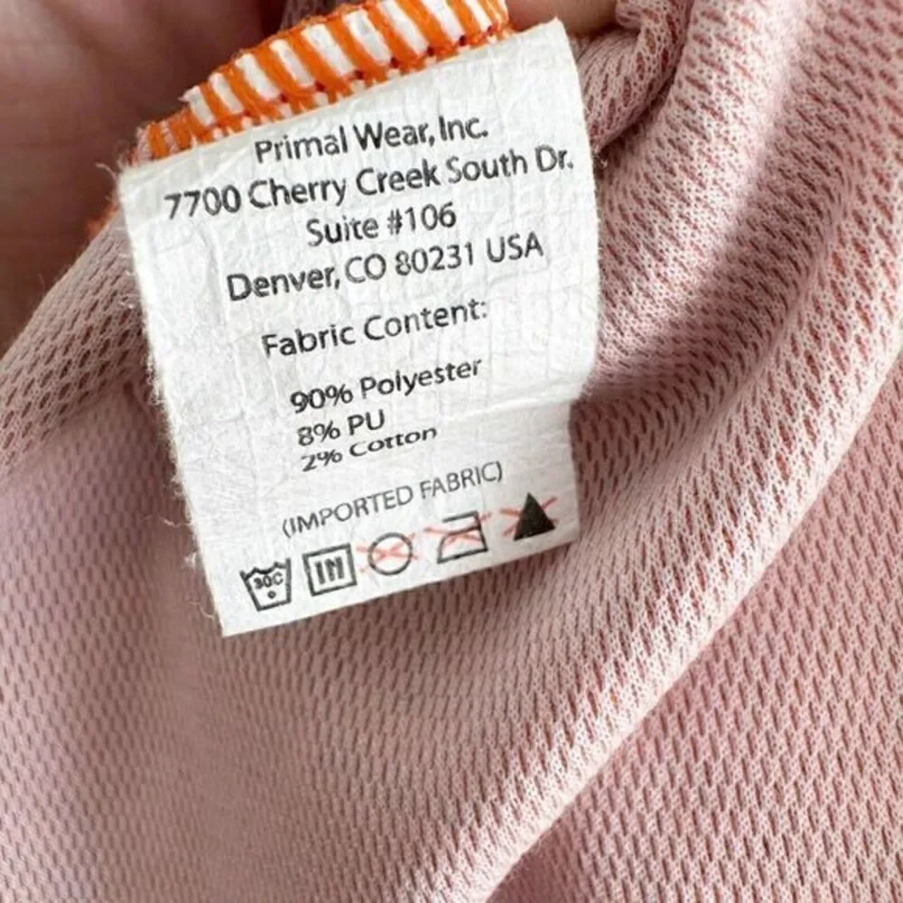 Primal Wear Men's Passport Jersey T Shirt Top Orange Gray‎ Extra Large